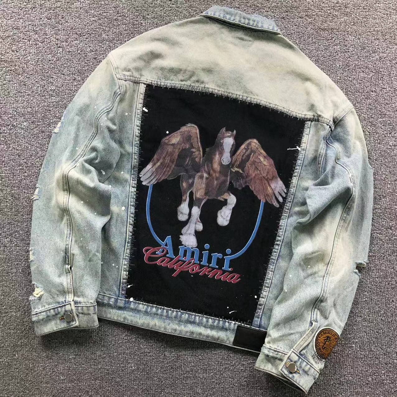 Jaqueta AMIRI Flying Horse Denim