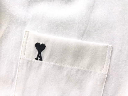 Camisa AMI Paris Classic Heart Oxford