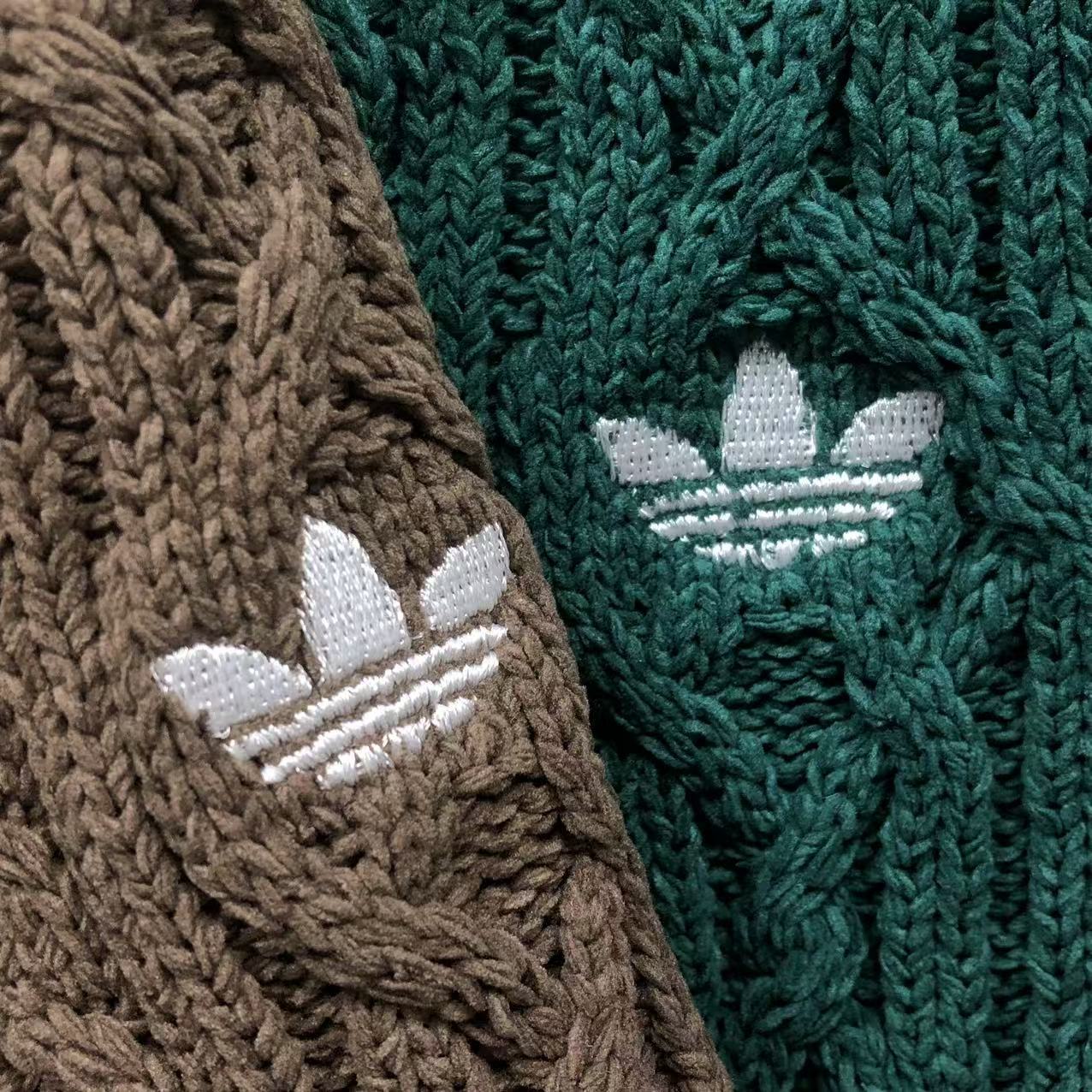 Jaqueta Adidas Cable Knit Zip Sweater