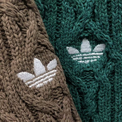 Jaqueta Adidas Cable Knit Zip Sweater