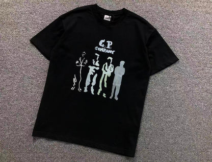 C.P Company Abstract Figures Tee