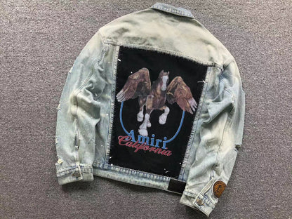 Jaqueta AMIRI Flying Horse Denim