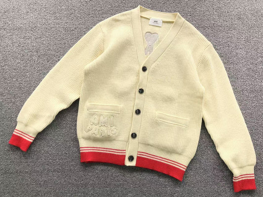 Suéter AMI Paris Cardigan Knit