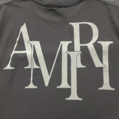 Camiseta AMIRI Monogram Oversized Back Logo