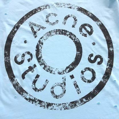 Camiseta Acne Studios Distressed Round Logo