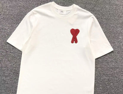 Camiseta AMI Paris Big Heart Embroidered