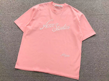 Camiseta Acne Studios Embroidered Script Logo