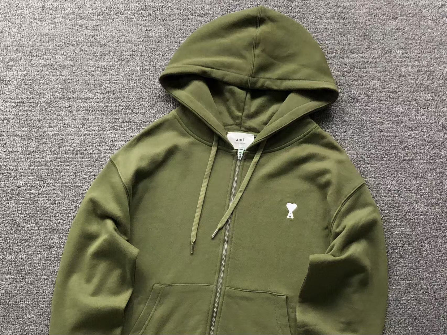 Moletom AMI Paris Ami de Cœur Zip Hoodie