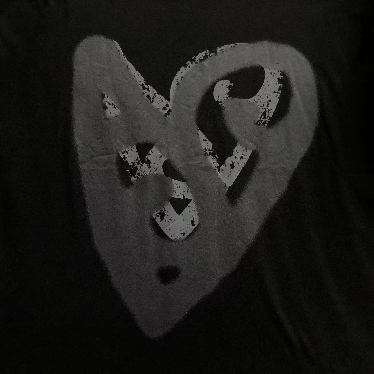 Camiseta Acne Studios Spray Heart