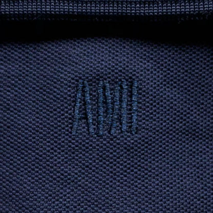 Camiseta Polo AMI Paris Mini Heart Logo Contrast Classic