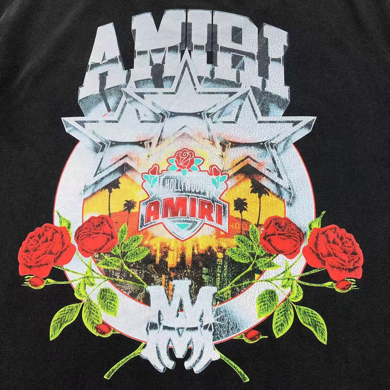 Camiseta AMIRI LA Roses Star