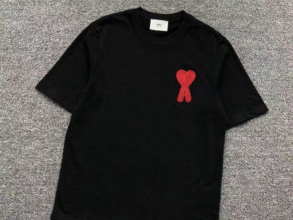 Camiseta AMI Paris Big Heart Embroidered