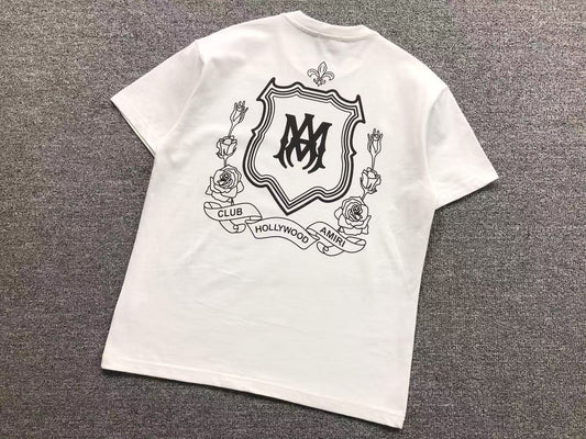 Camiseta AMIRI Club Crest Rose
