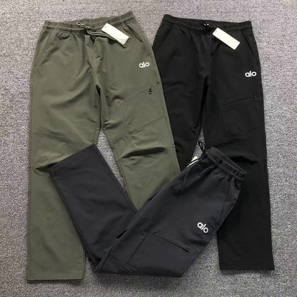 Calça elástica ALO moletom cargo