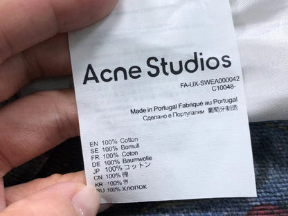 Calça Acne Studios Y2K Printed Denim