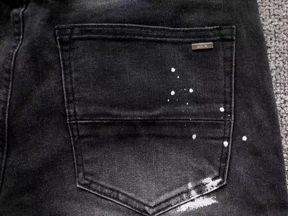 Calça AMIRI Paint Splatter Black