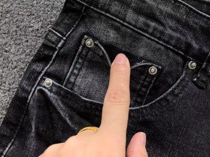 Calça AMIRI Signature Red Logo Jeans