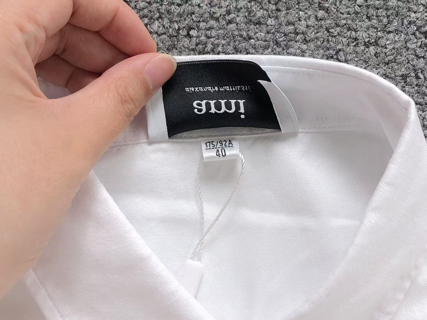 Camisa Social AMI Paris Big Heart Oxford
