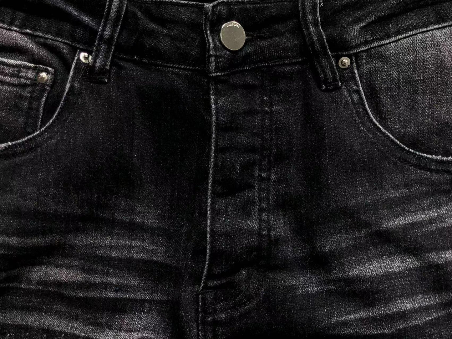 Calça Jeans AMIRI Distressed Black