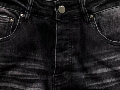 Calça Jeans AMIRI Distressed Black