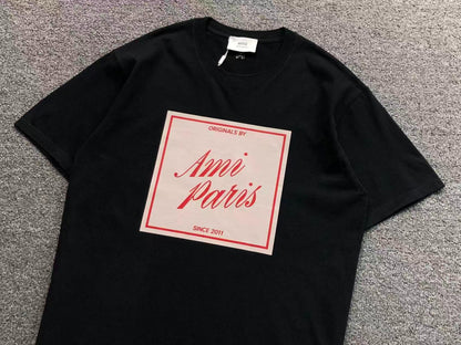 Camiseta AMI Paris Originals Box Logo Tee