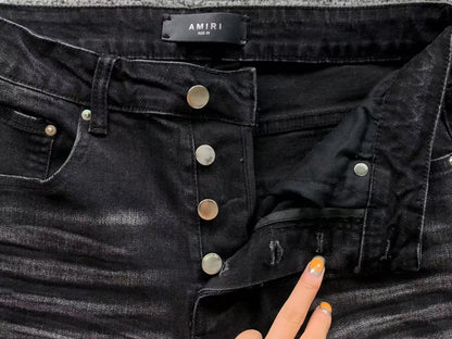 Calça AMIRI Stealth 22 Black Denim