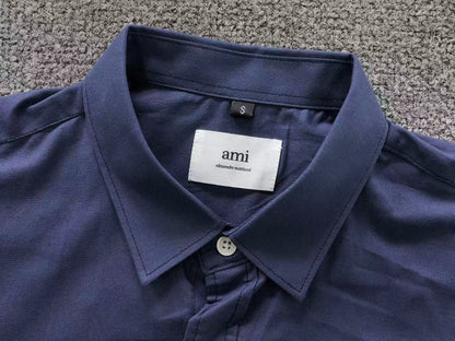 Camisa AMI Paris Heart Logo Classi