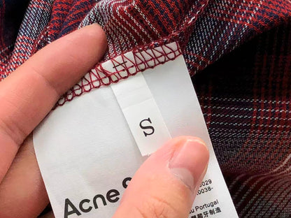Conjunto Acne Studios Flannel Checkered set