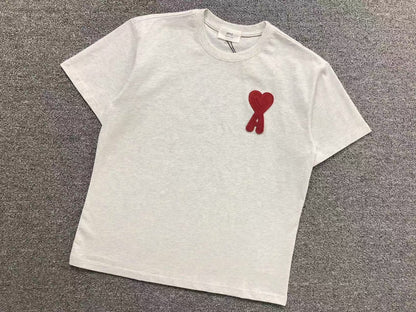 Camiseta AMI Paris Big Heart Patch Classic