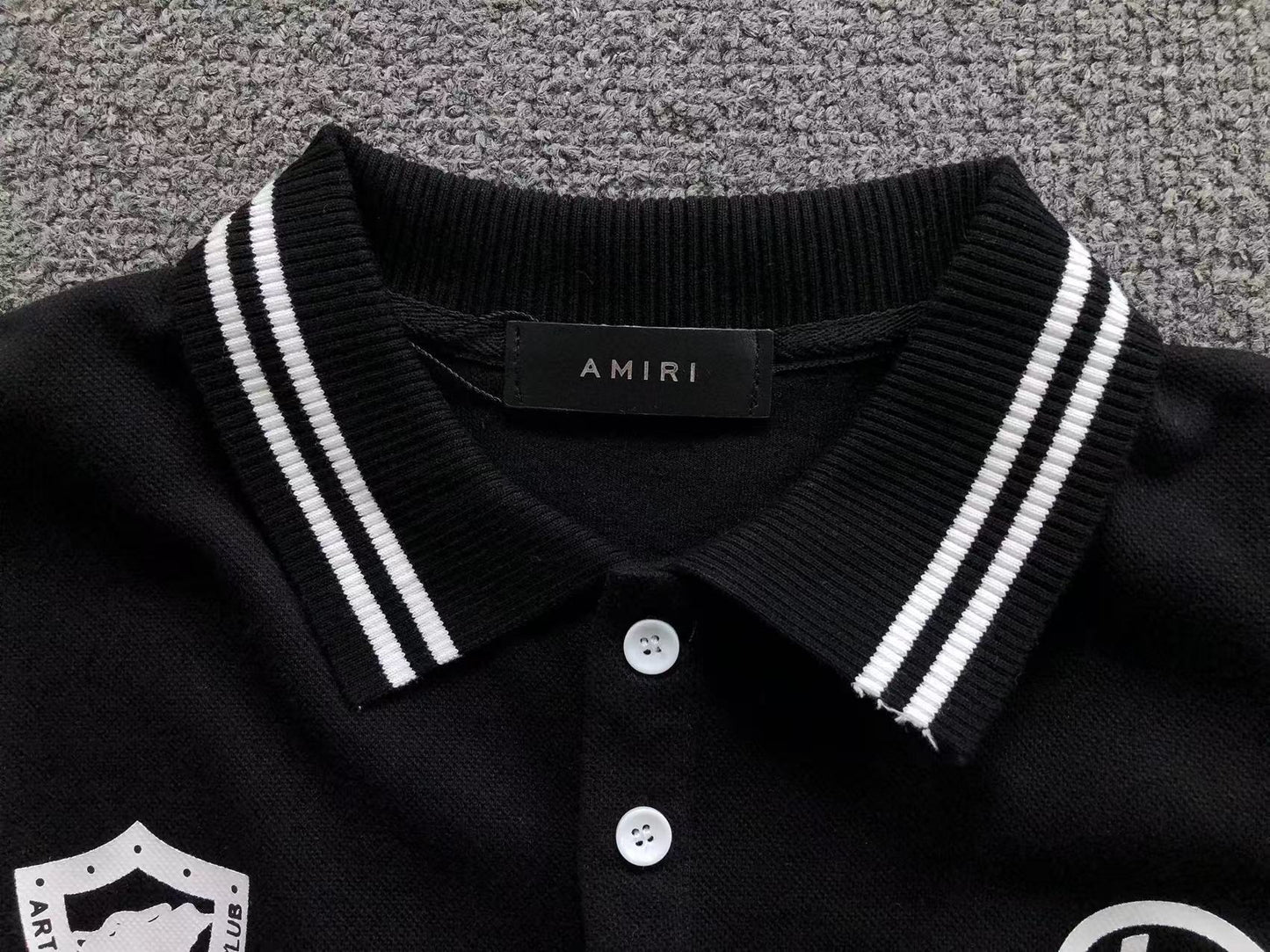 Camisa Polo AMIRI Crest Varsity