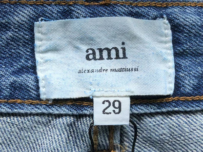 Calça Jeans AMI Paris WideLeg Lavagem