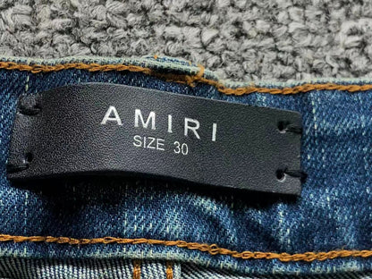 Bermuda Jeans AMIRI Vintage Patch Distressed
