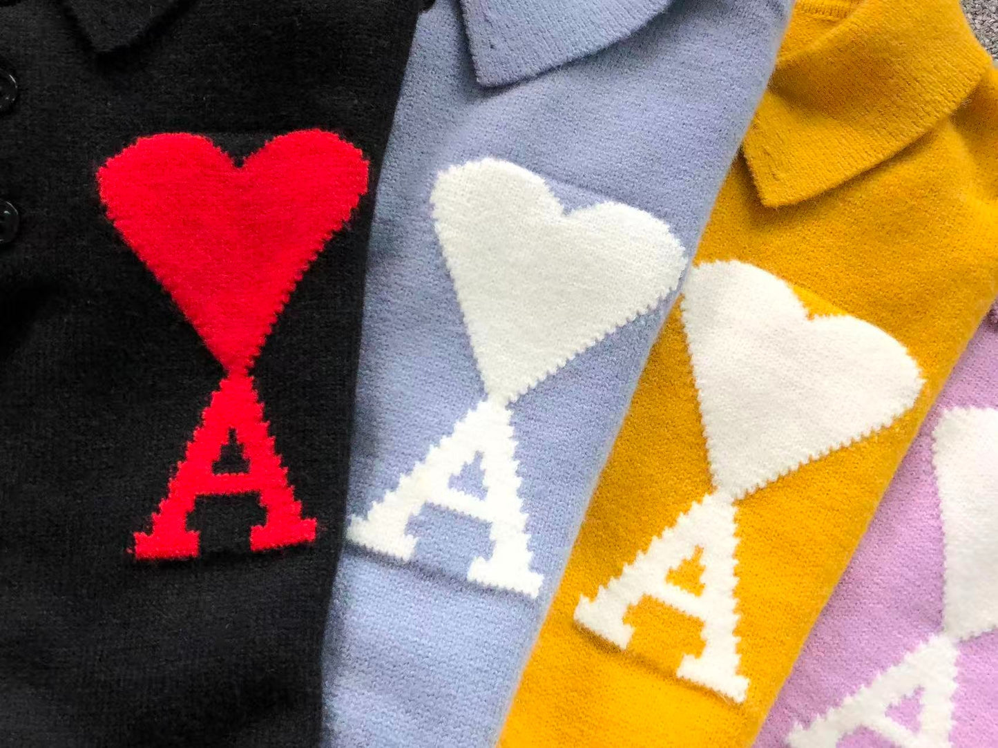 Suéter AMI Paris Polo Knit Essential