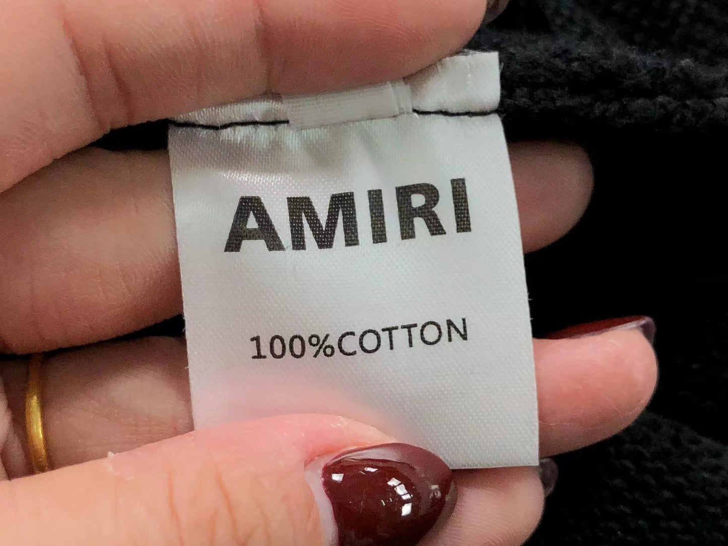 Suéter AMIRI Brush Logo Distressed