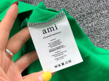 Camiseta AMI Paris Mini Heart Color Contrast