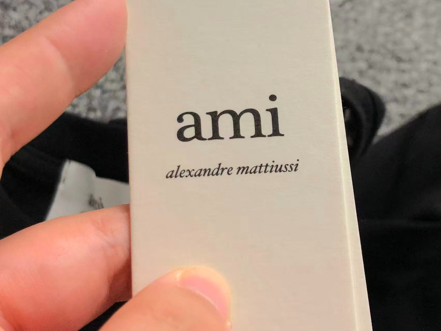 Camiseta AMI Paris Signature Small Logo