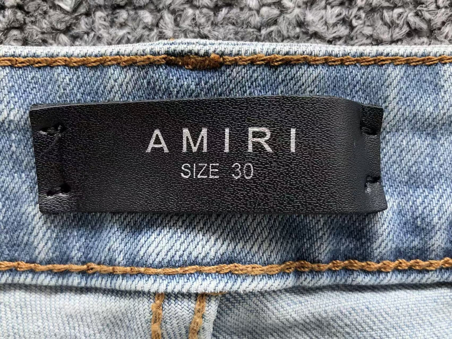 Calça AMIRI White Star Denim