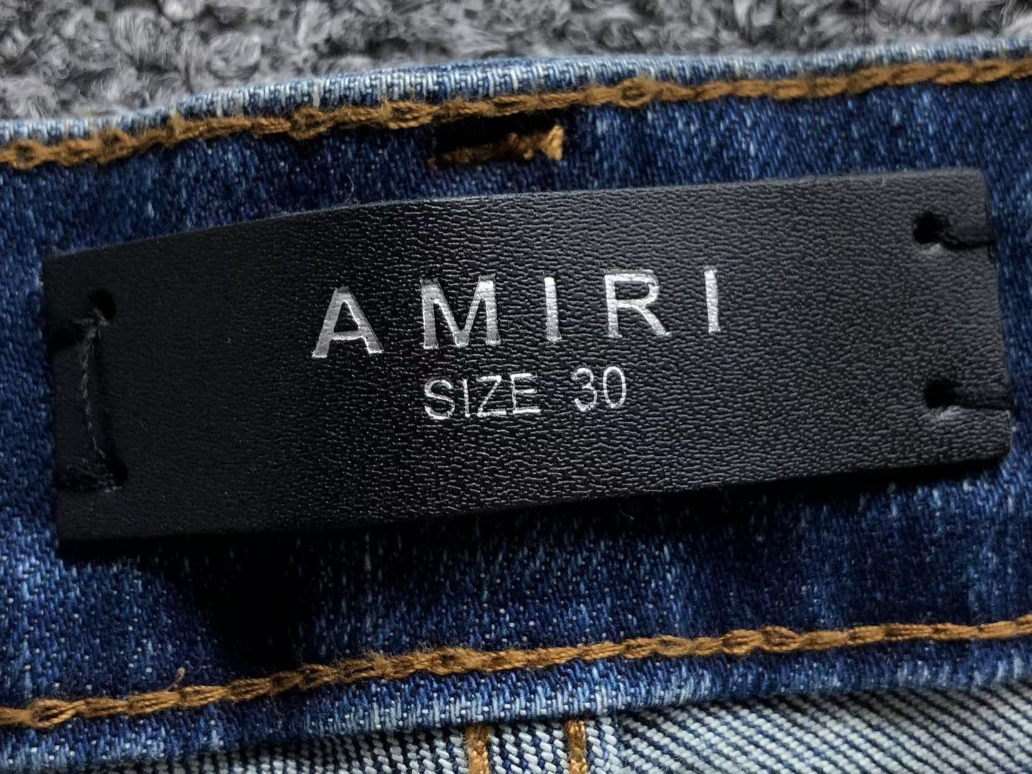 Bermuda Jeans AMIRI Distressed Monogram