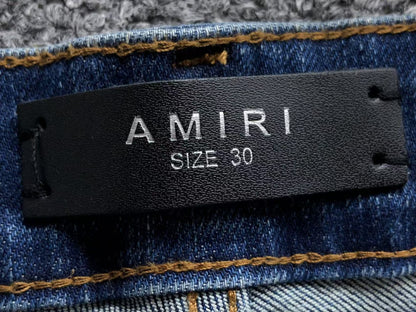 Bermuda Jeans AMIRI Distressed Monogram