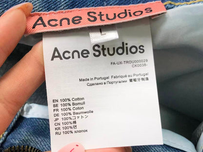 Calça Acne Studios Oxidized Wash Jeans