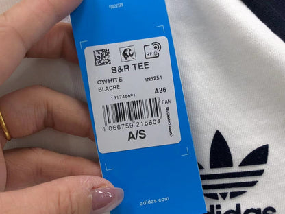 Camiseta Adidas x Sporty & Rich Raglan Feminina