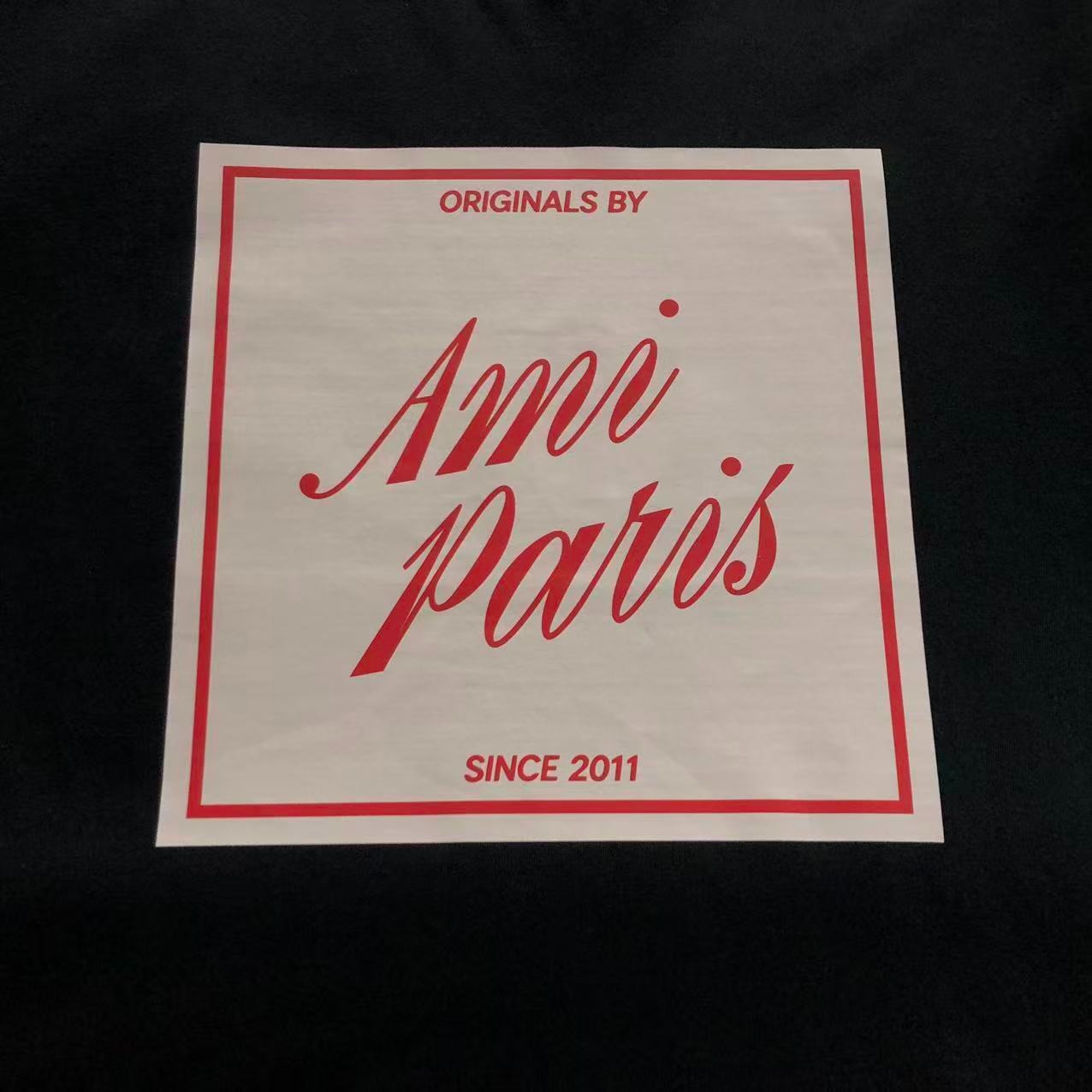 Camiseta AMI Paris Originals Box Logo Tee