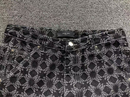 Calça AMIRI Monogram Cargo Denim