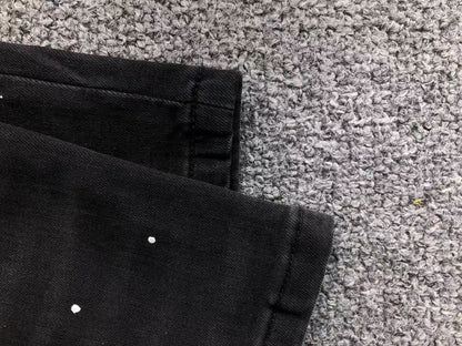 Calça AMIRI Patch Badge Black Denim