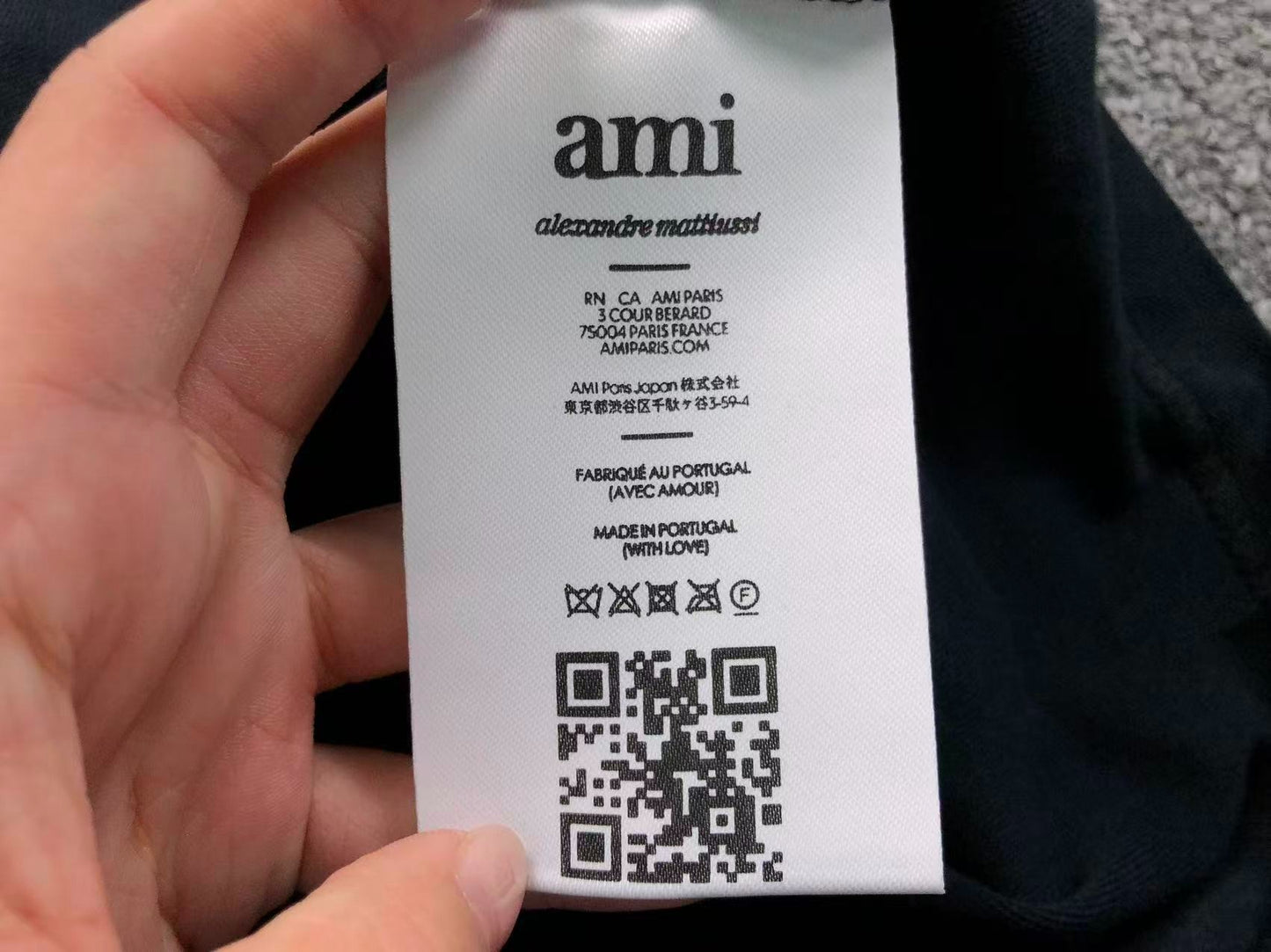 Camiseta Polo AMI Paris Essential Mini Logo