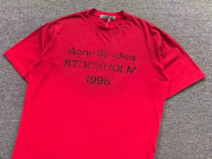 Camiseta Acne Studios Stockholm 1996 Vintage Logo