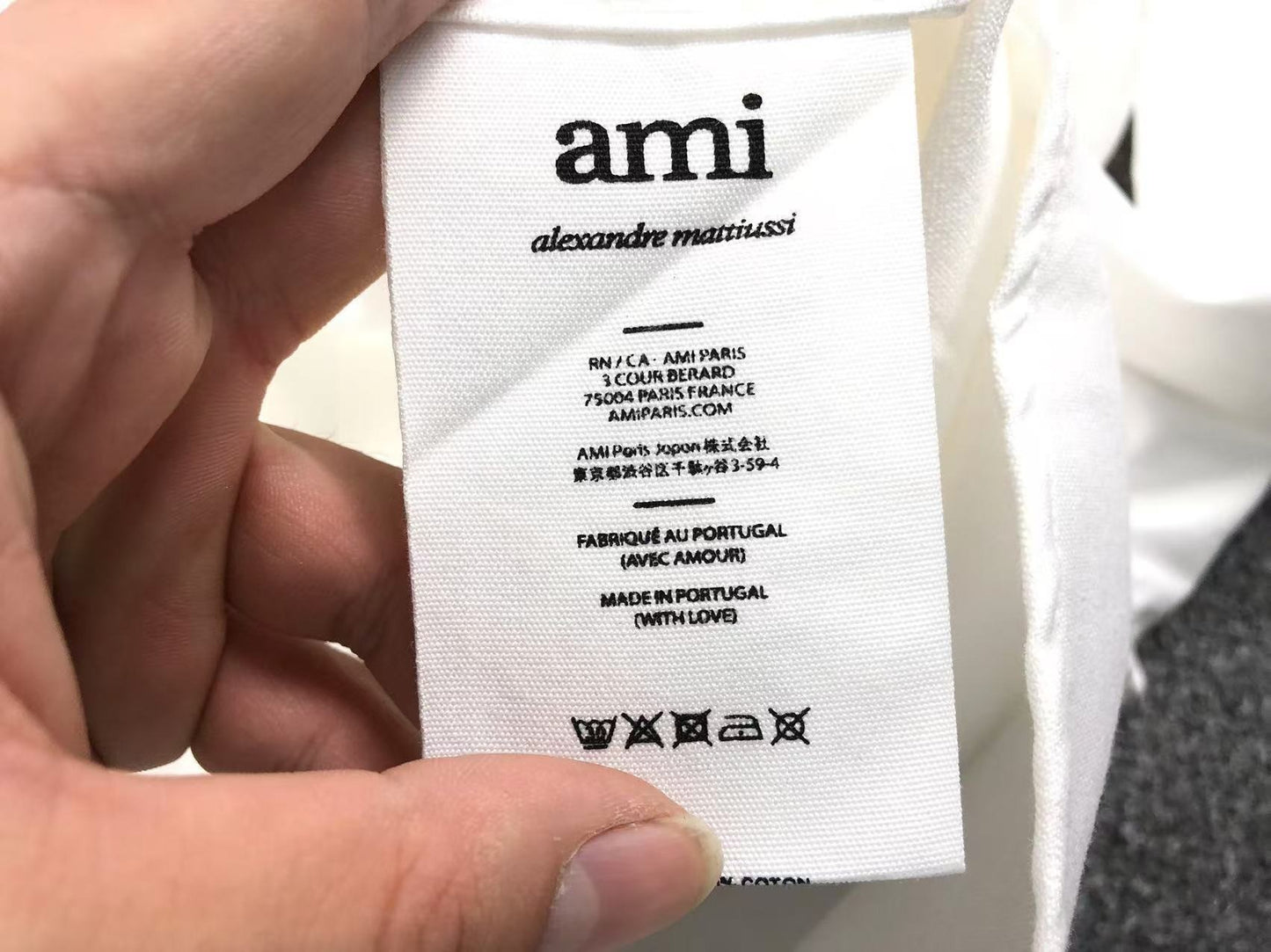 Camisa AMI Paris Soft Heart Colors