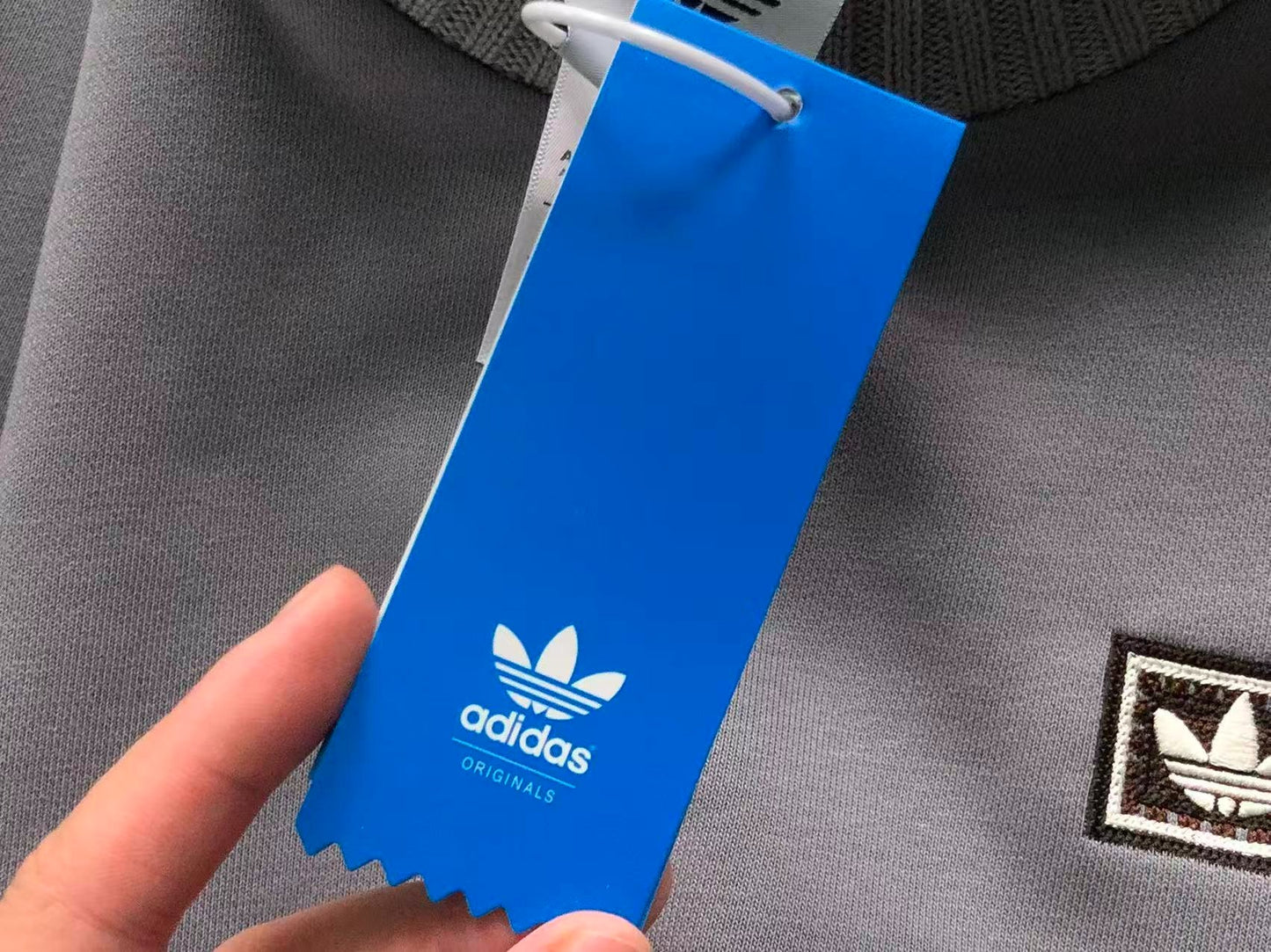 Moletom Adidas Nordic Knit Sleeve Crewneck