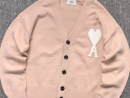 Suéter Cardigan AMI Paris