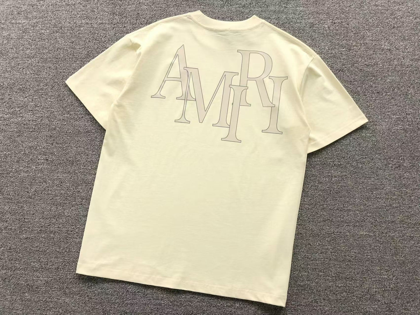 Camiseta AMIRI Monogram Oversized Back Logo